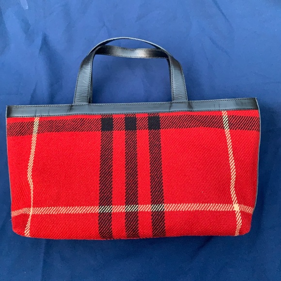 Vintage Burberry London tote bag medium size. - Picture 1 of 16